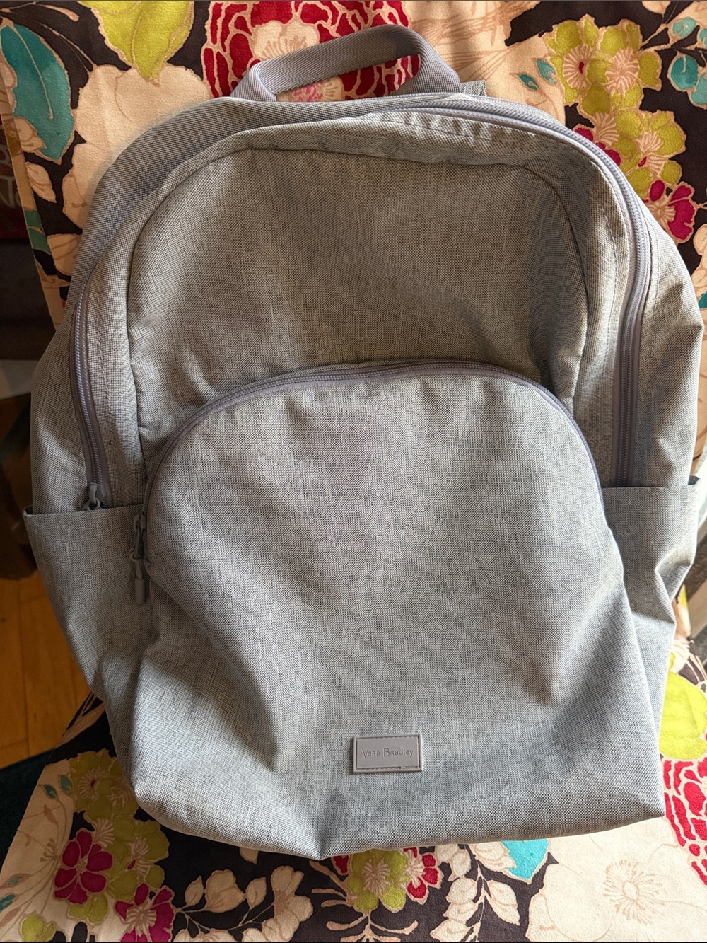 Vera Bradley Light Gray Everyday Backpack